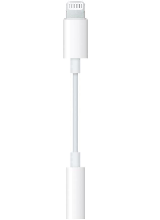 APPLE Addattatore Apple Lightning - jack 3.5 mm per auricolari e cuffie bianco